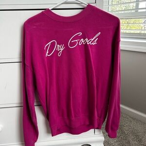 Pink Dry Goods Sweatshirt
